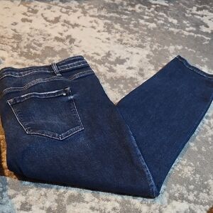 MICA BOUTIQUE WOMEN SIZE 22 DARK DENIM JEANS